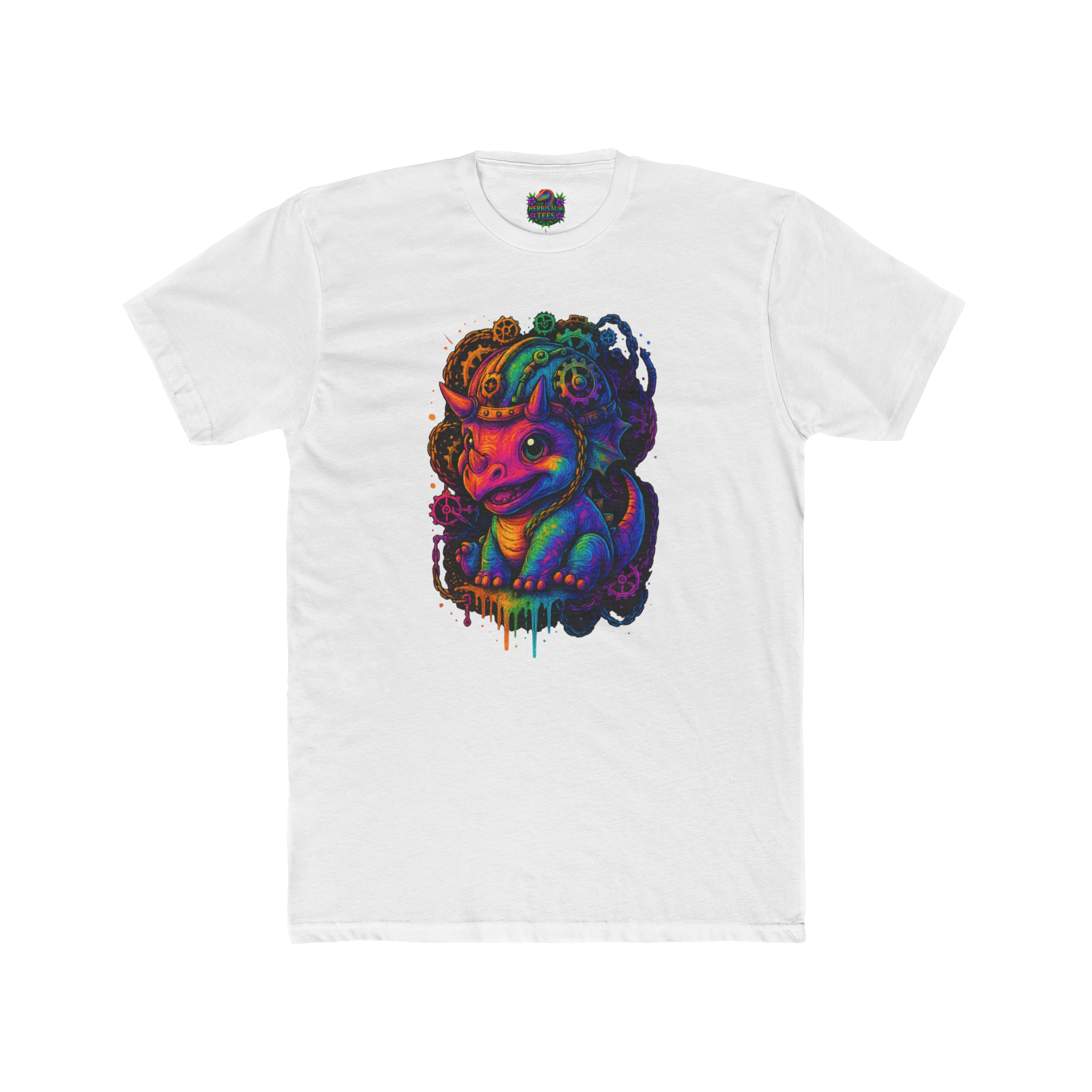 Steampunk Baby Trike Graffiti Tee | Next Level 3600 Unisex Cotton Tee