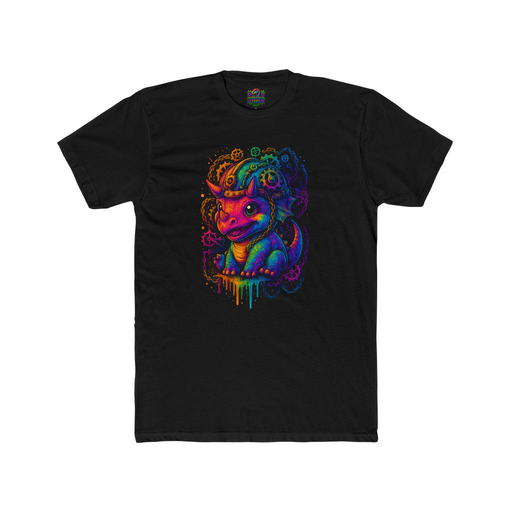 Steampunk Baby Trike Graffiti Tee | Next Level 3600 Unisex Cotton Tee