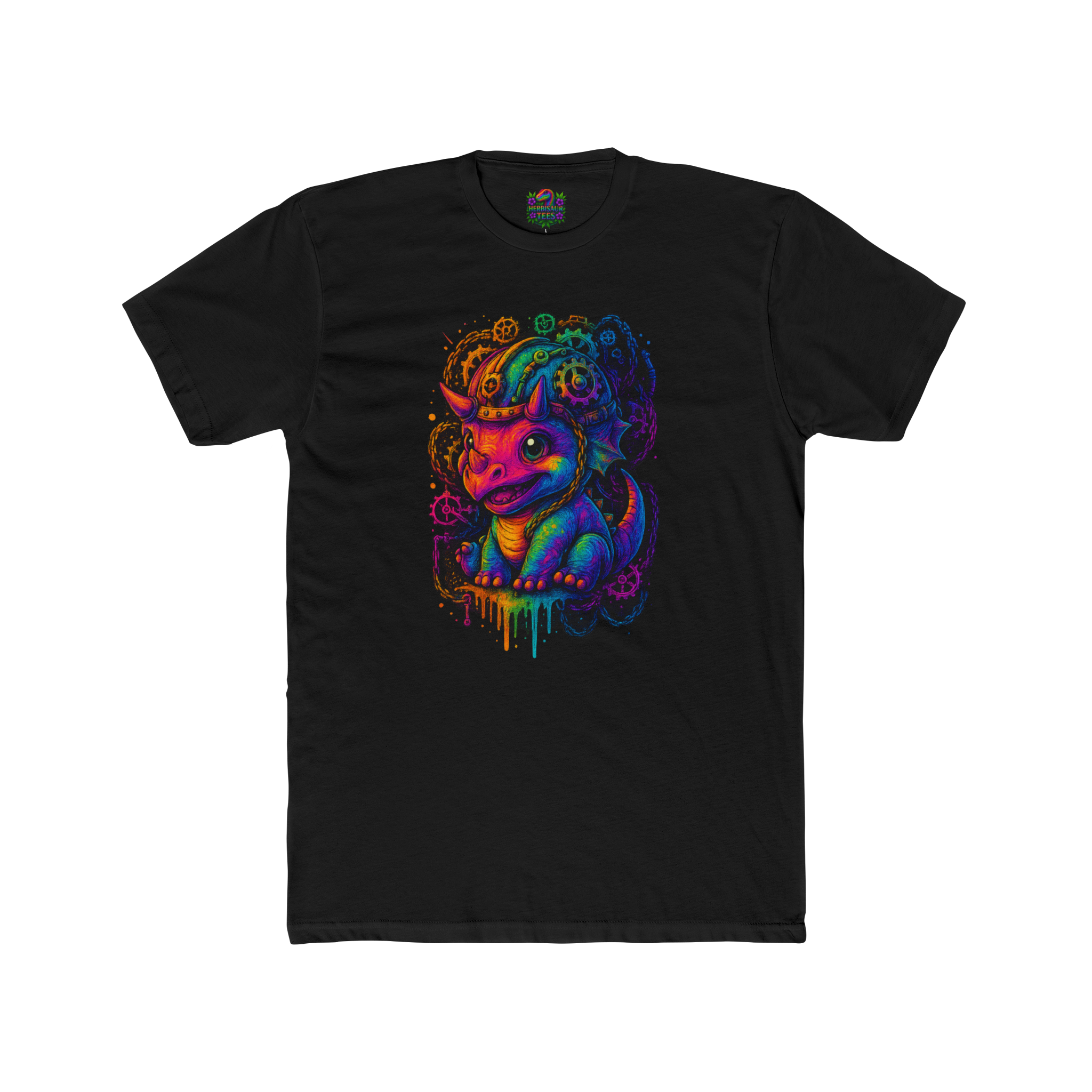 Steampunk Baby Trike Graffiti Tee | Next Level 3600 Unisex Cotton Tee