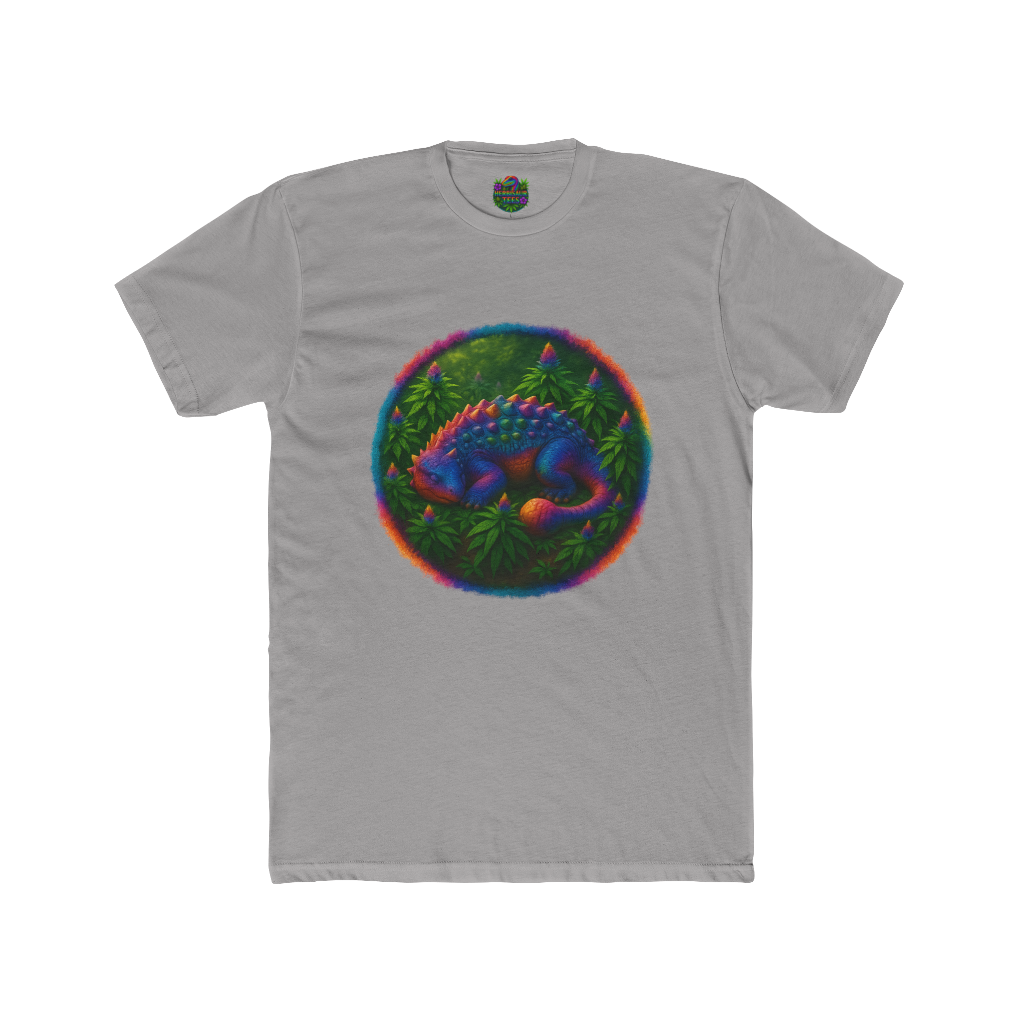 Blissful Ankylosaurus 420 Tee | Next Level 3600 Unisex Cotton Tee (18+)
