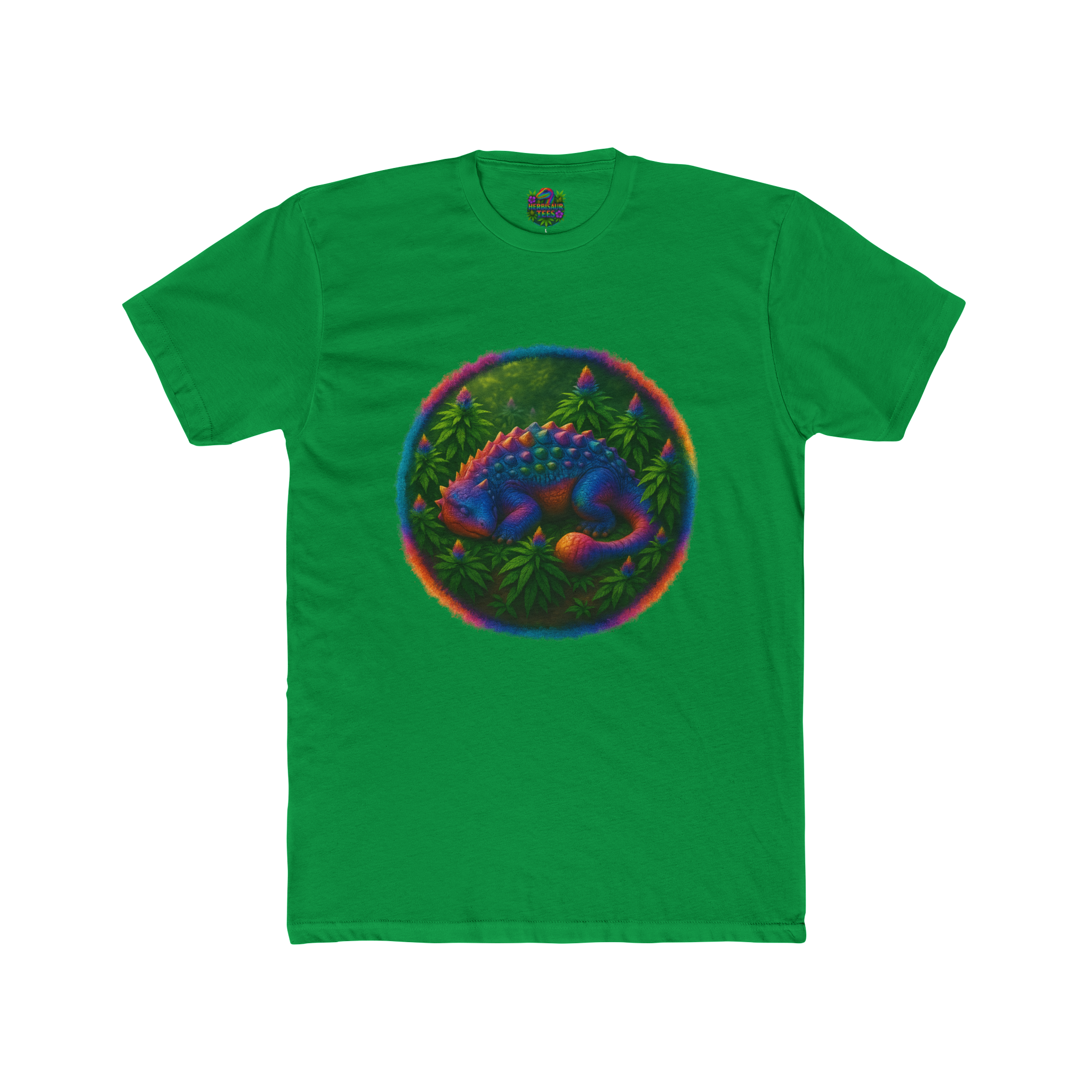 Blissful Ankylosaurus 420 Tee | Next Level 3600 Unisex Cotton Tee (18+)