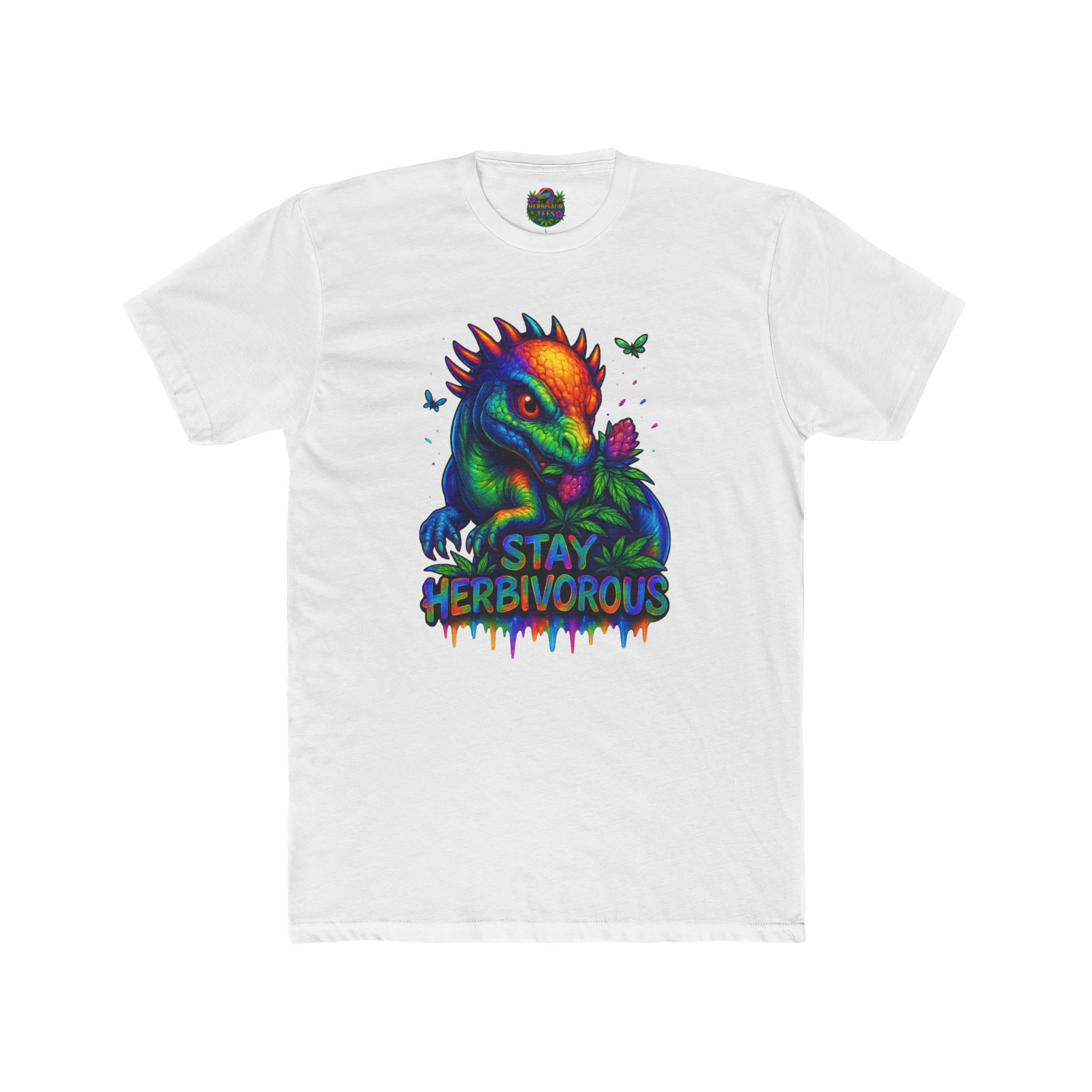 Stay Herbivorous Dracorex 420 Tee | Next Level 3600 Unisex Cotton Tee (18+)