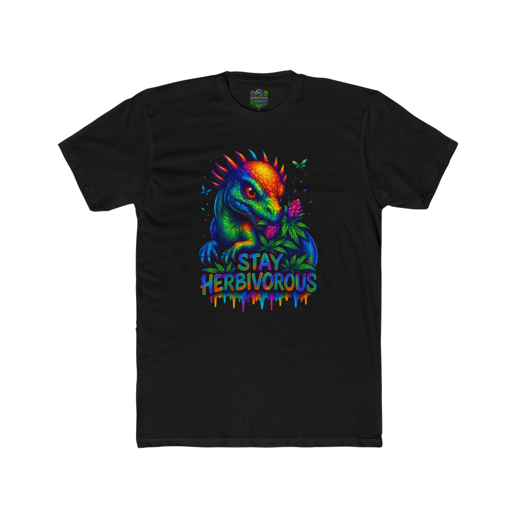 Stay Herbivorous Dracorex 420 Tee | Next Level 3600 Unisex Cotton Tee (18+)