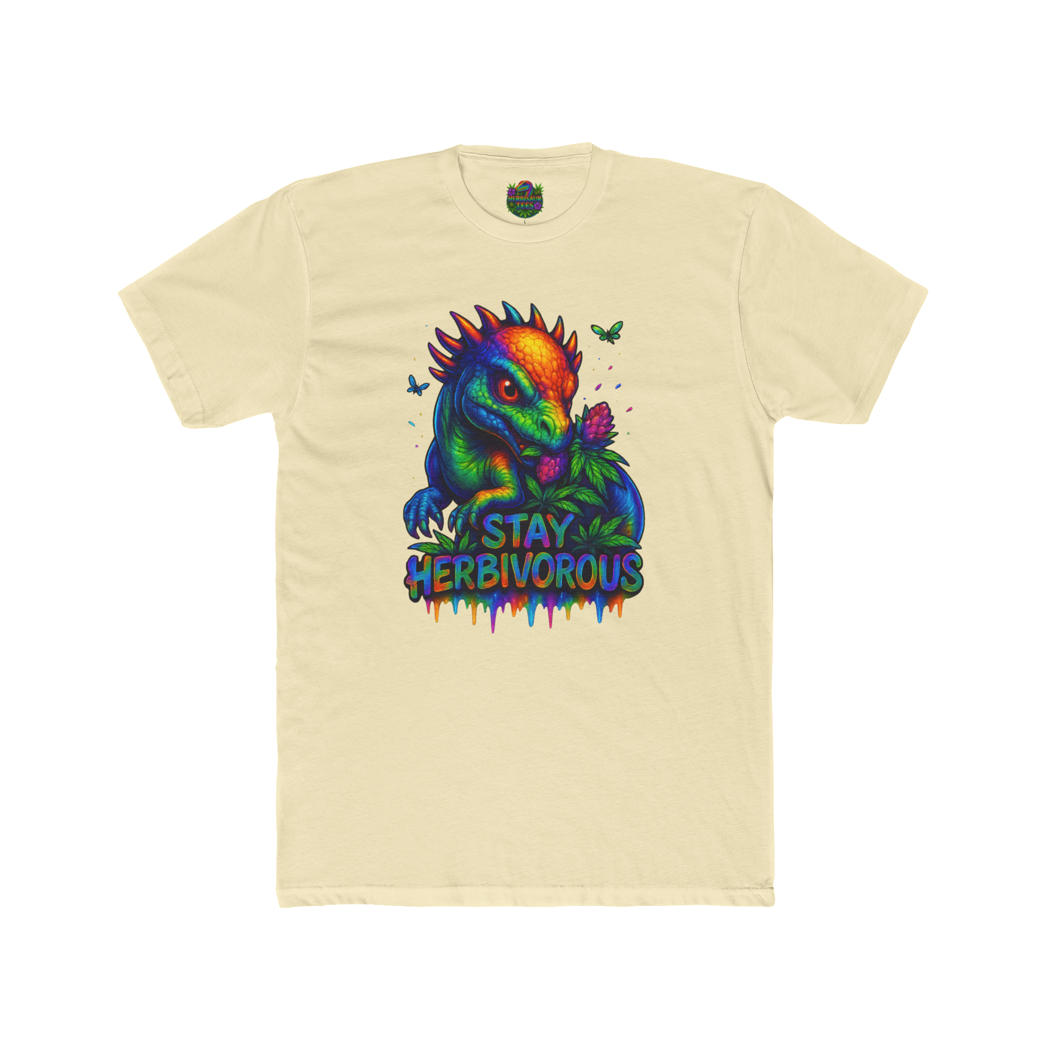 Stay Herbivorous Dracorex 420 Tee | Next Level 3600 Unisex Cotton Tee (18+)