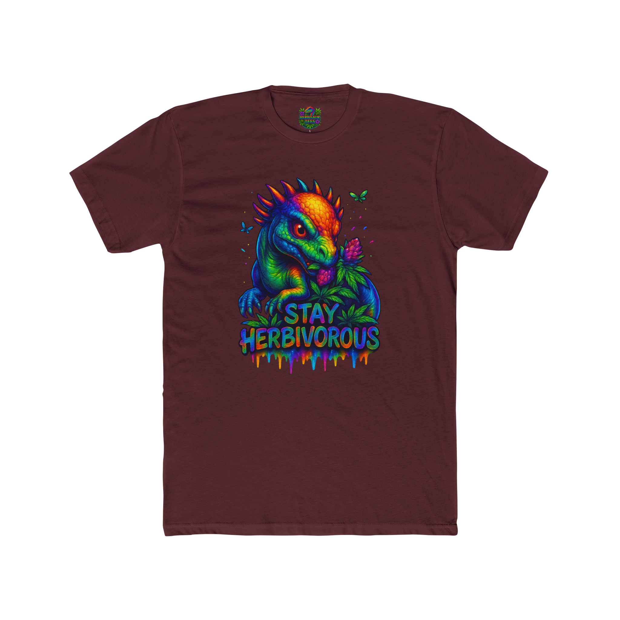 Stay Herbivorous Dracorex 420 Tee | Next Level 3600 Unisex Cotton Tee (18+)