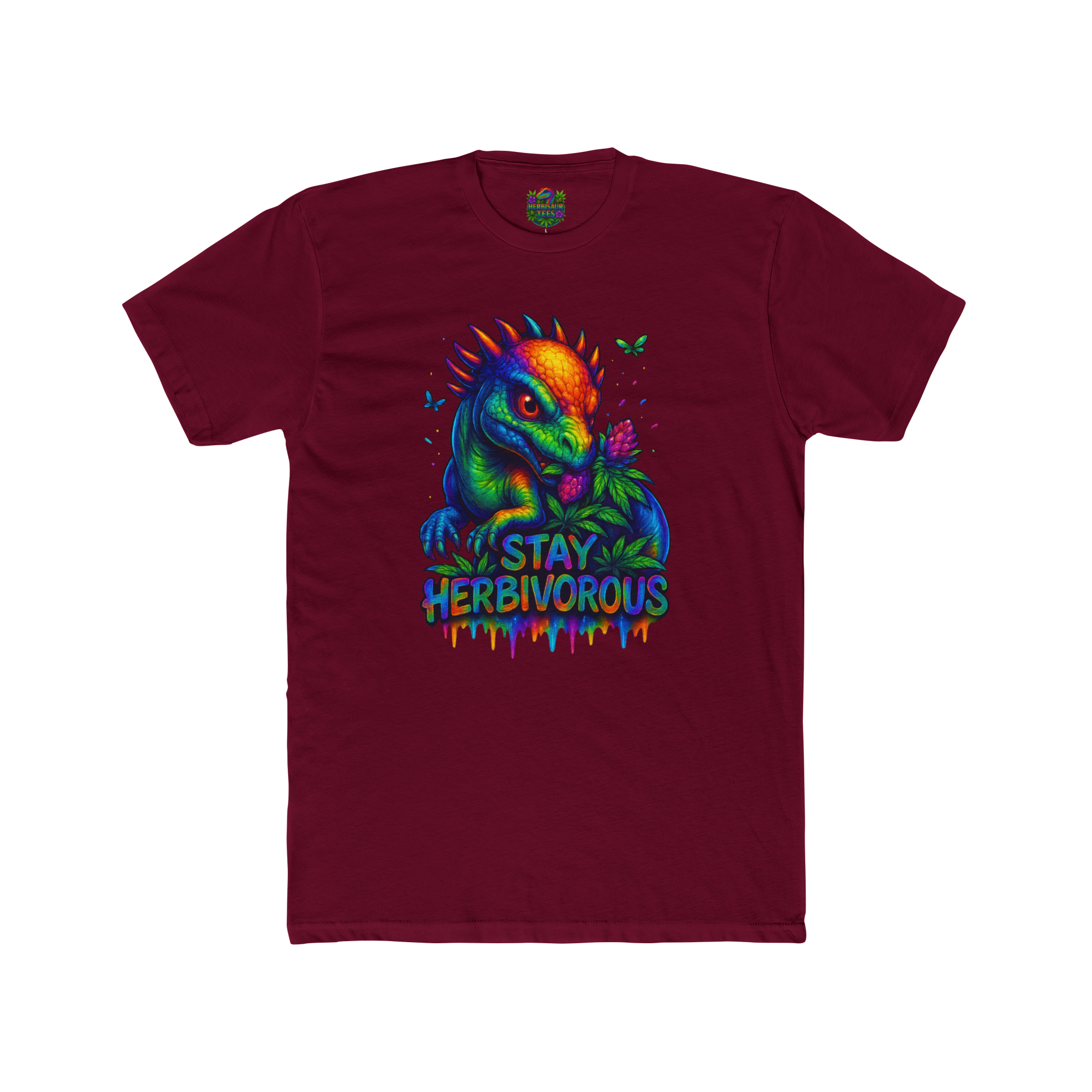 Stay Herbivorous Dracorex 420 Tee | Next Level 3600 Unisex Cotton Tee (18+)