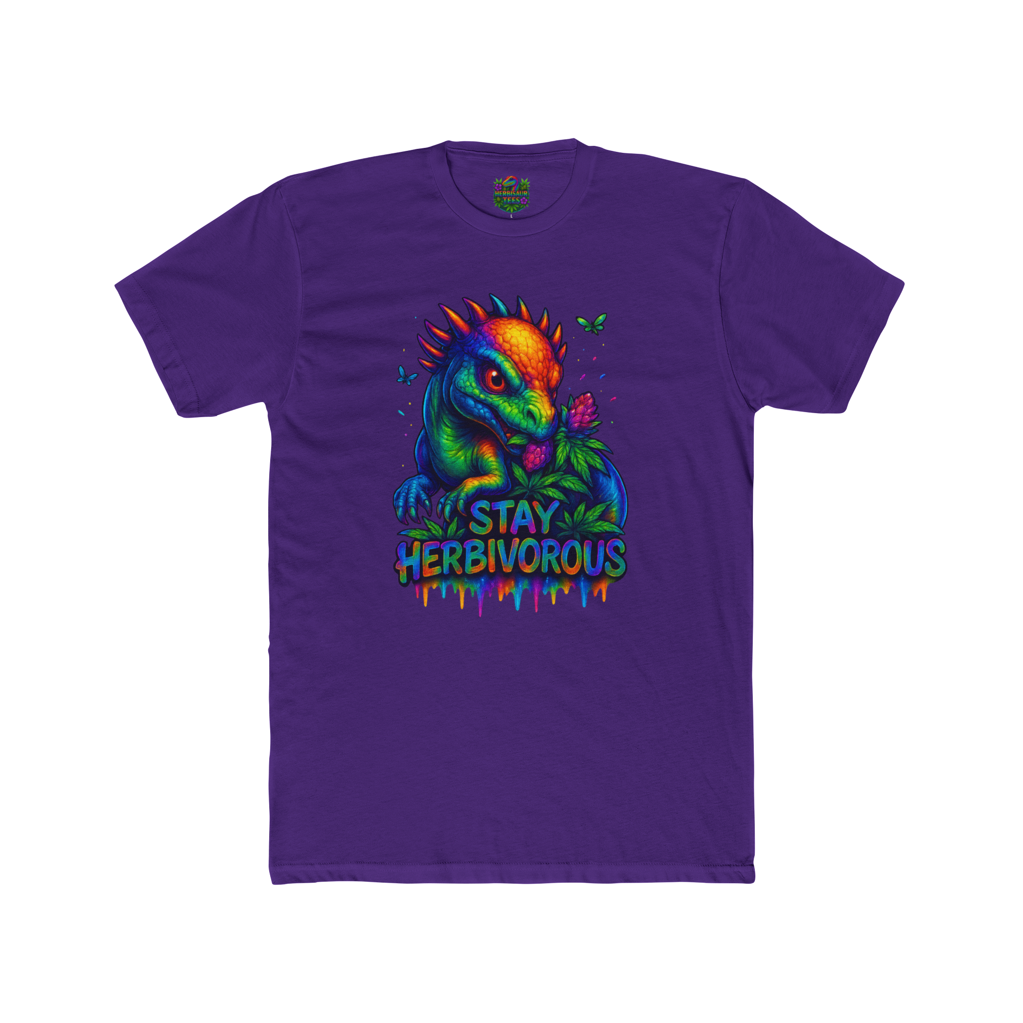 Stay Herbivorous Dracorex 420 Tee | Next Level 3600 Unisex Cotton Tee (18+)
