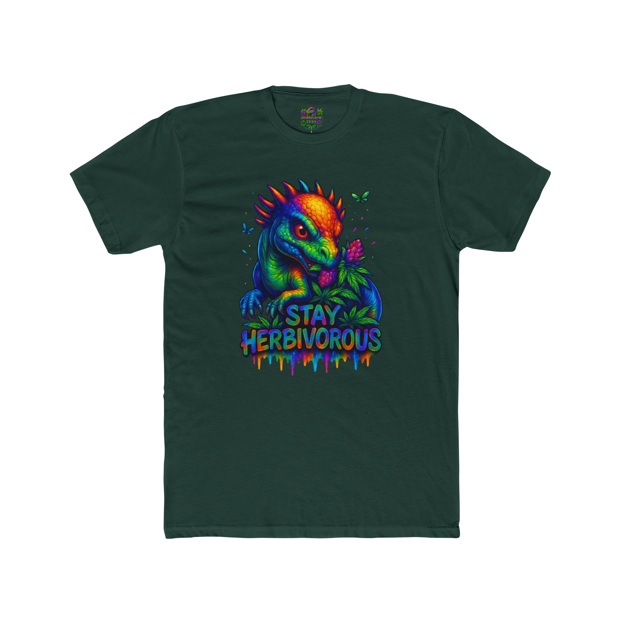 Stay Herbivorous Dracorex 420 Tee | Next Level 3600 Unisex Cotton Tee (18+)