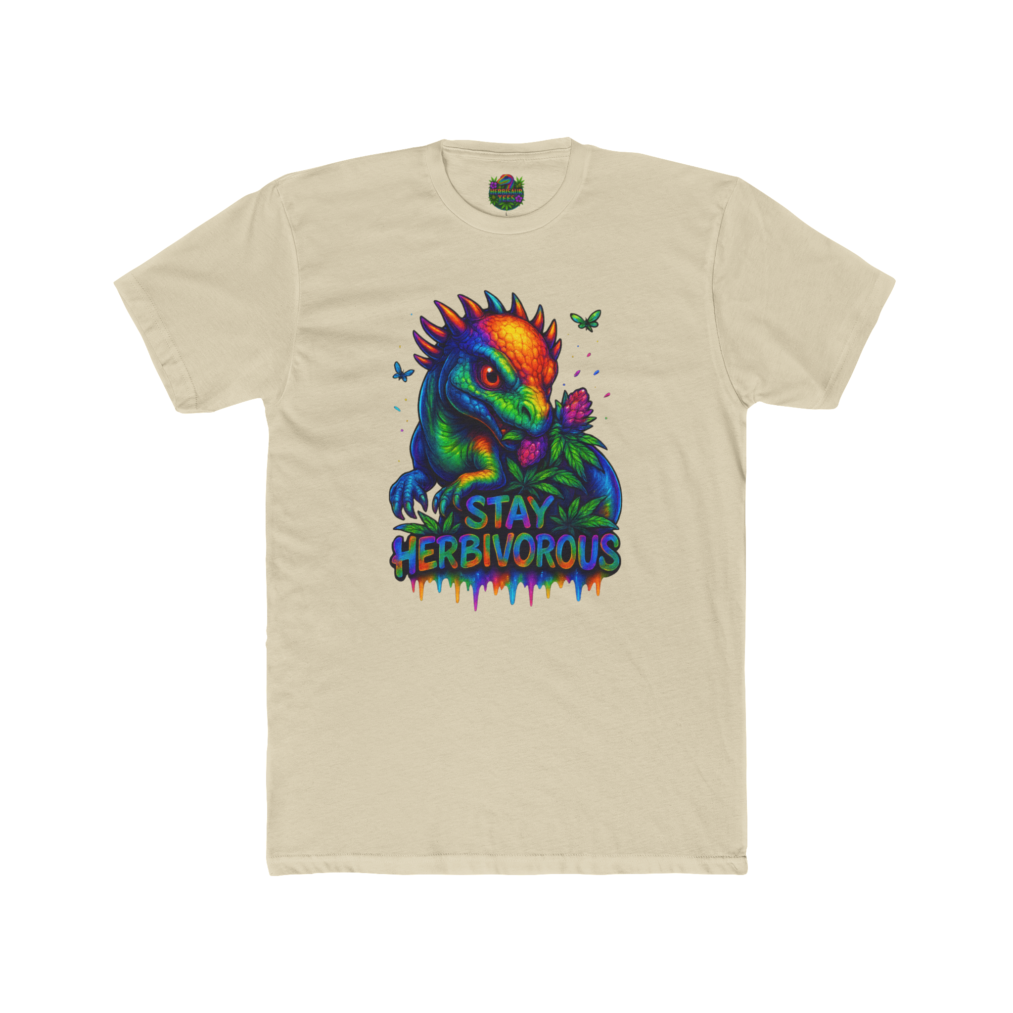 Stay Herbivorous Dracorex 420 Tee | Next Level 3600 Unisex Cotton Tee (18+)