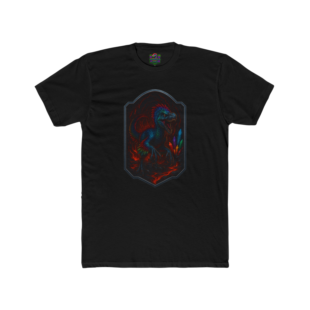Magma Cavern Utahraptor Tee | Next Level 3600 Unisex Cotton Tee