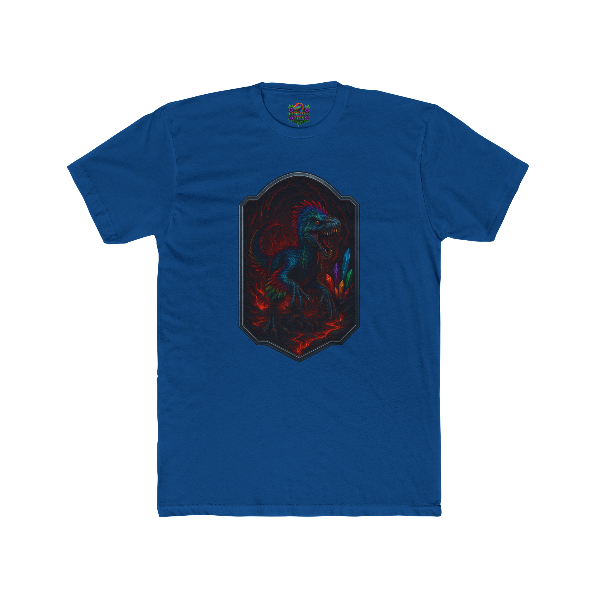 Magma Cavern Utahraptor Tee | Next Level 3600 Unisex Cotton Tee