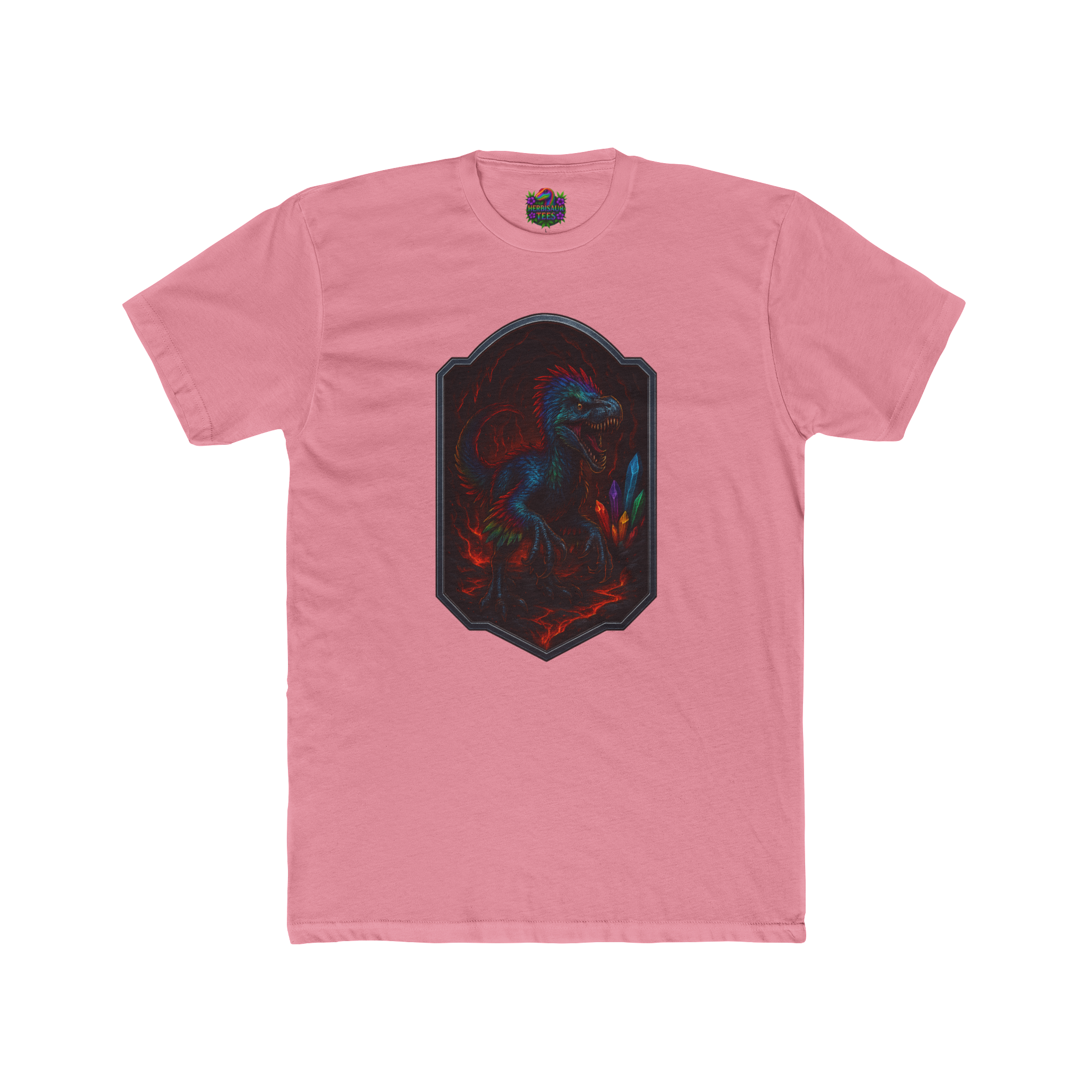 Magma Cavern Utahraptor Tee | Next Level 3600 Unisex Cotton Tee