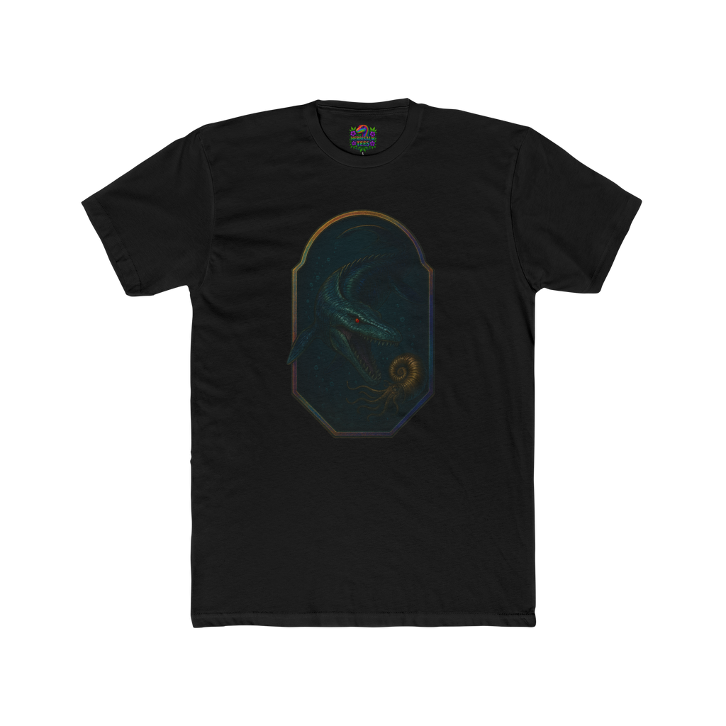 Mosasaurus & Ammonite Tee | Next Level 3600 Unisex Cotton Tee