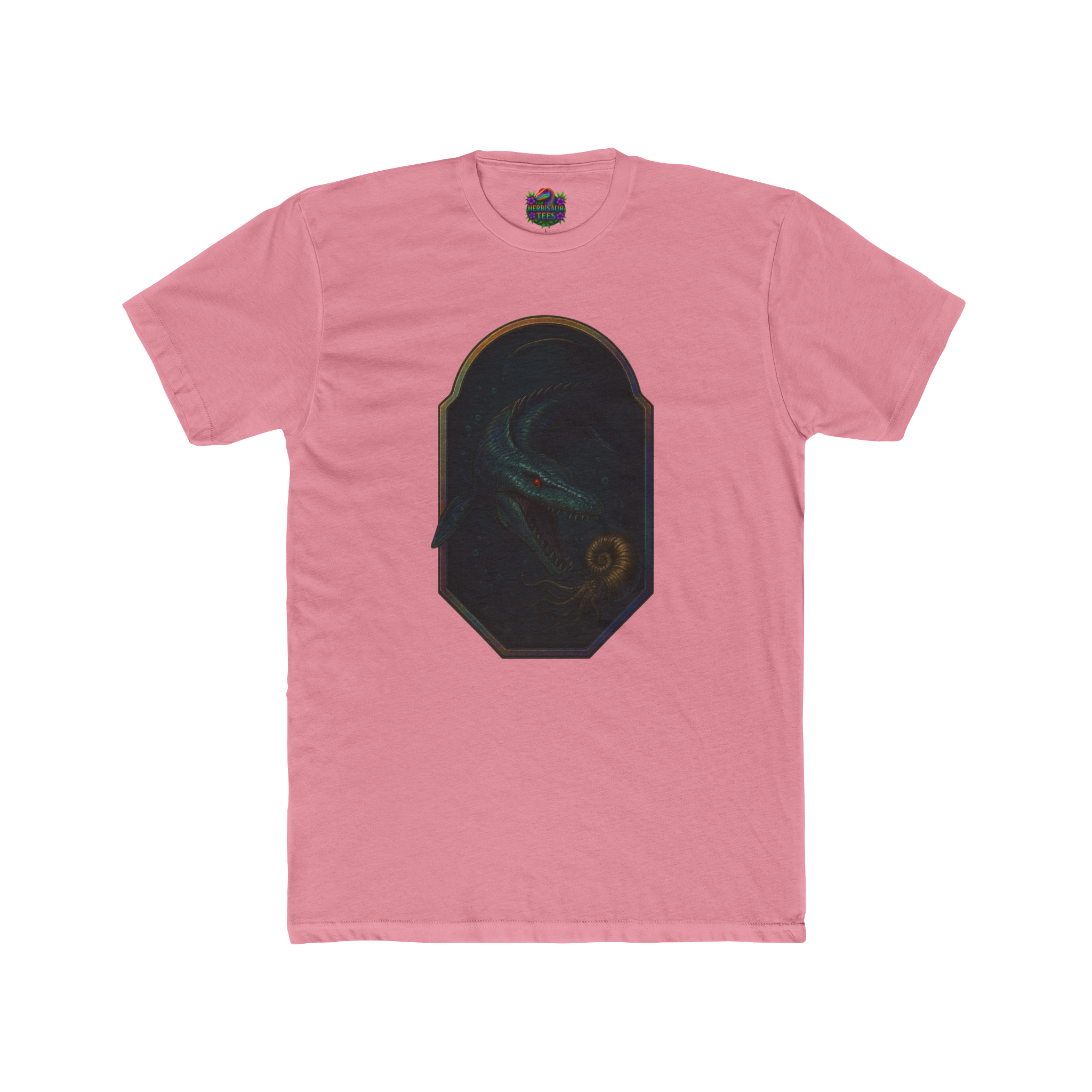 Mosasaurus & Ammonite Tee | Next Level 3600 Unisex Cotton Tee