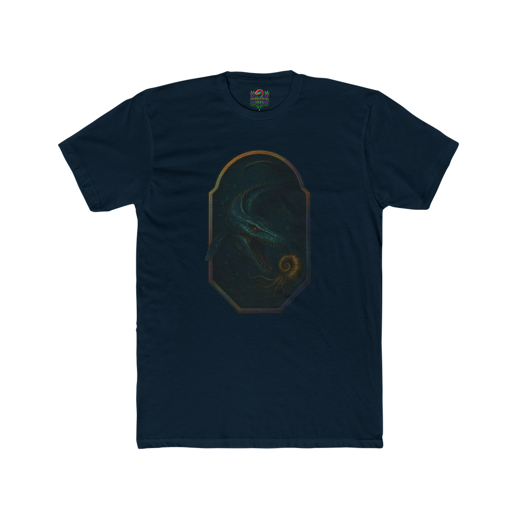 Mosasaurus & Ammonite Tee | Next Level 3600 Unisex Cotton Tee