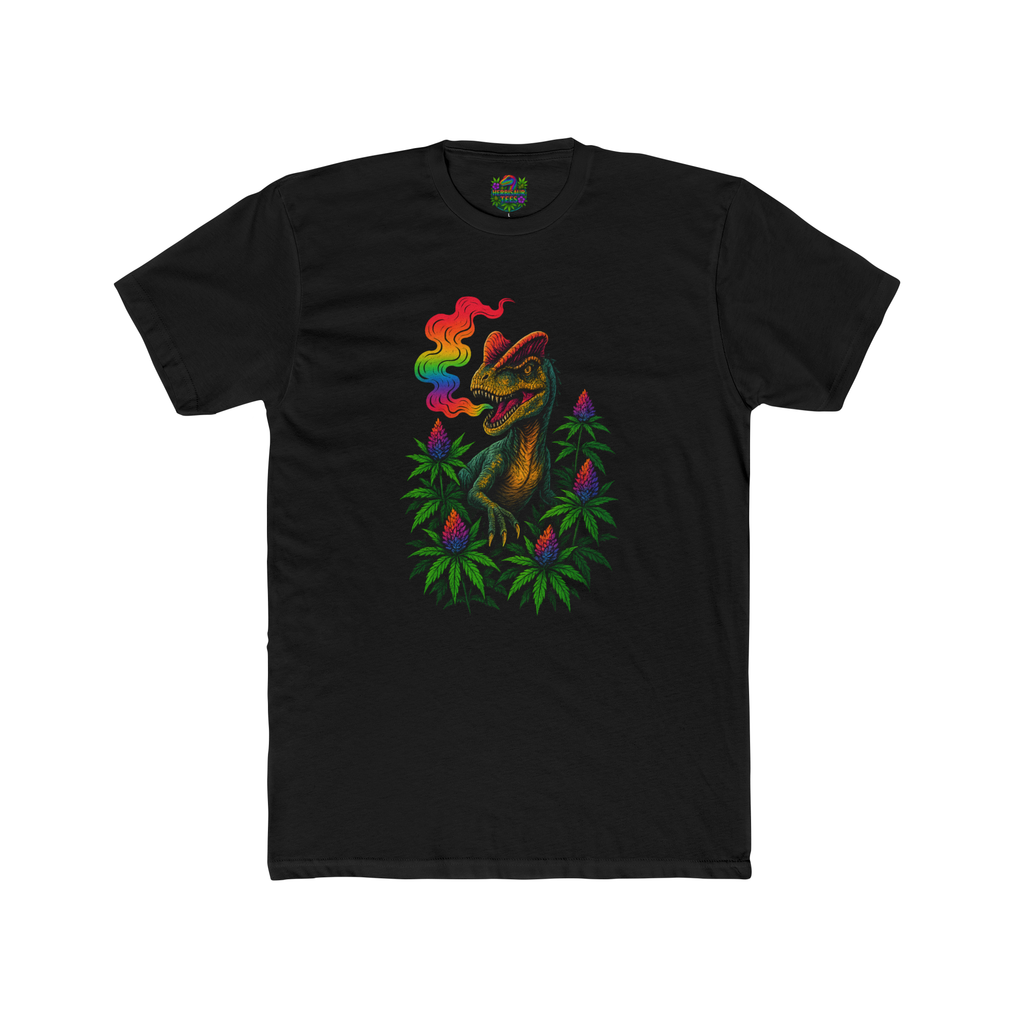 Rainbow Smoke Dilo 420 Tee | Next Level 3600 Unisex Cotton Tee (18+)