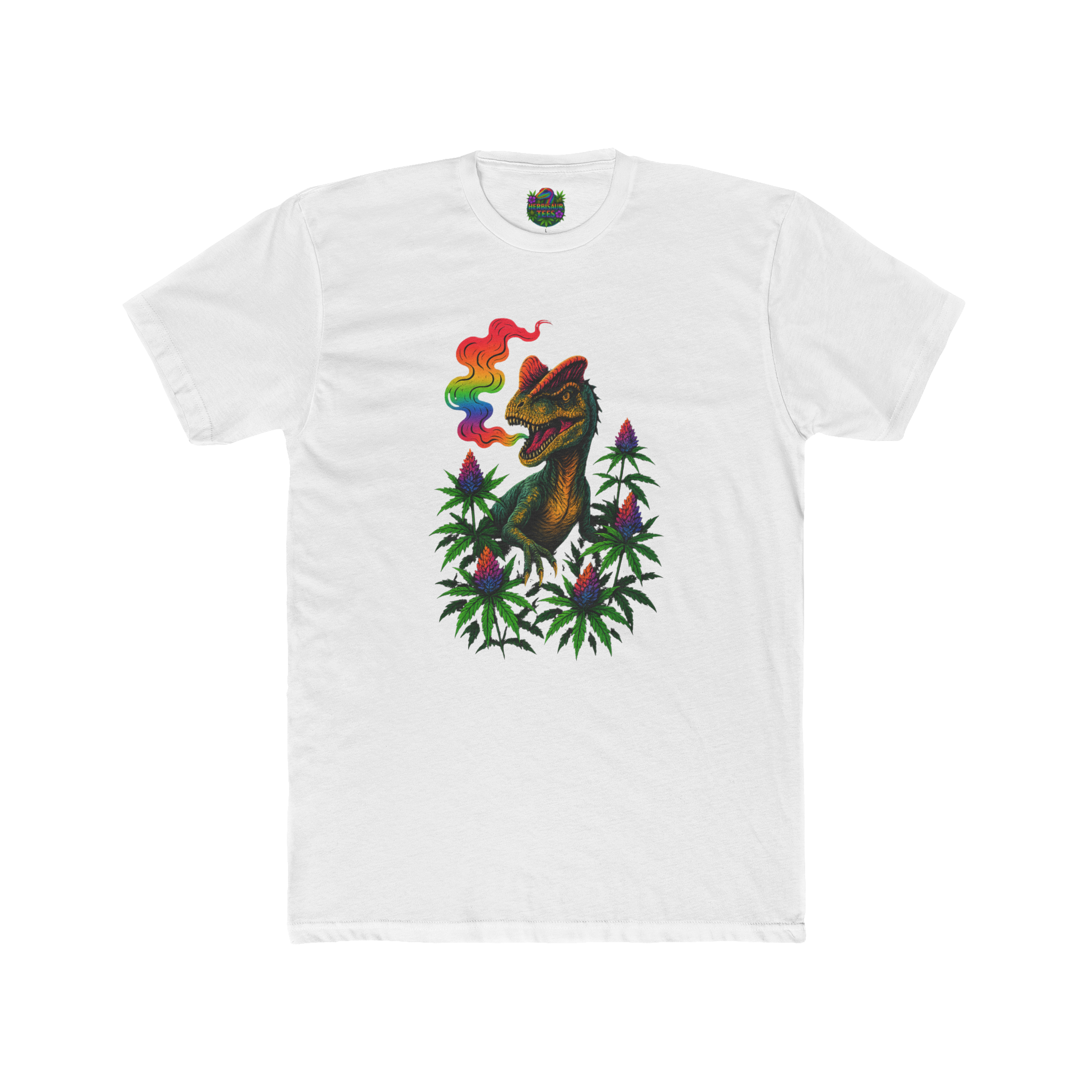 Rainbow Smoke Dilo 420 Tee | Next Level 3600 Unisex Cotton Tee (18+)