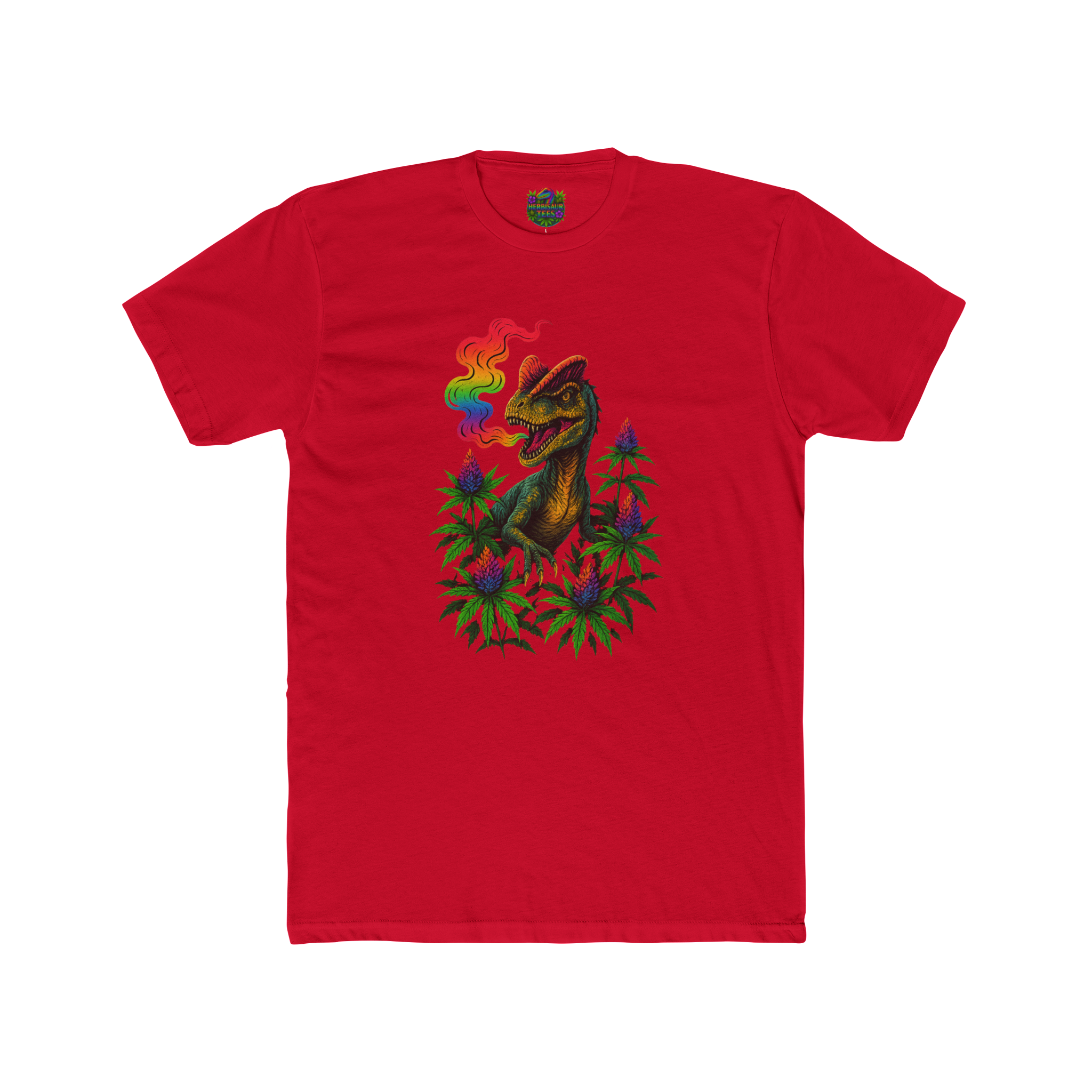 Rainbow Smoke Dilo 420 Tee | Next Level 3600 Unisex Cotton Tee (18+)
