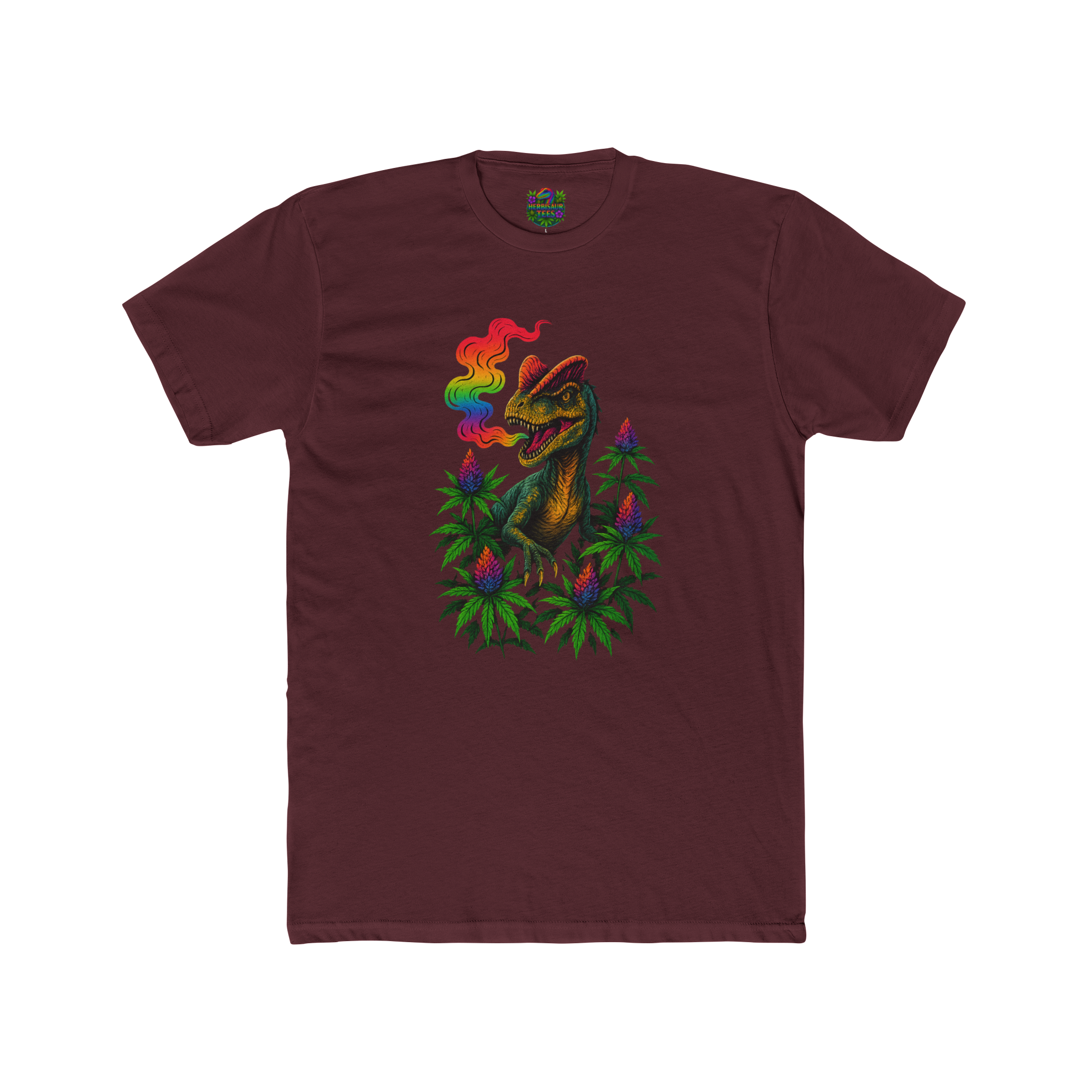 Rainbow Smoke Dilo 420 Tee | Next Level 3600 Unisex Cotton Tee (18+)