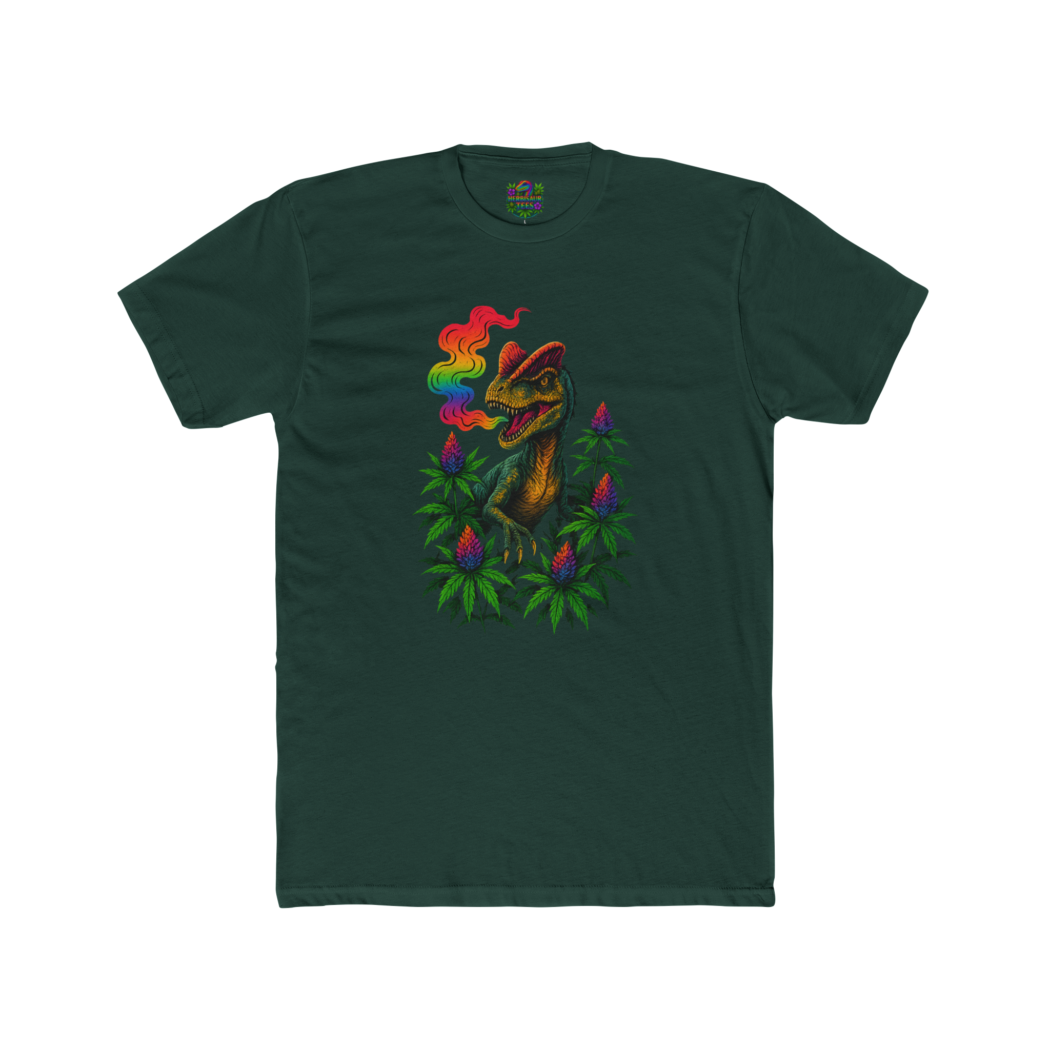 Rainbow Smoke Dilo 420 Tee | Next Level 3600 Unisex Cotton Tee (18+)