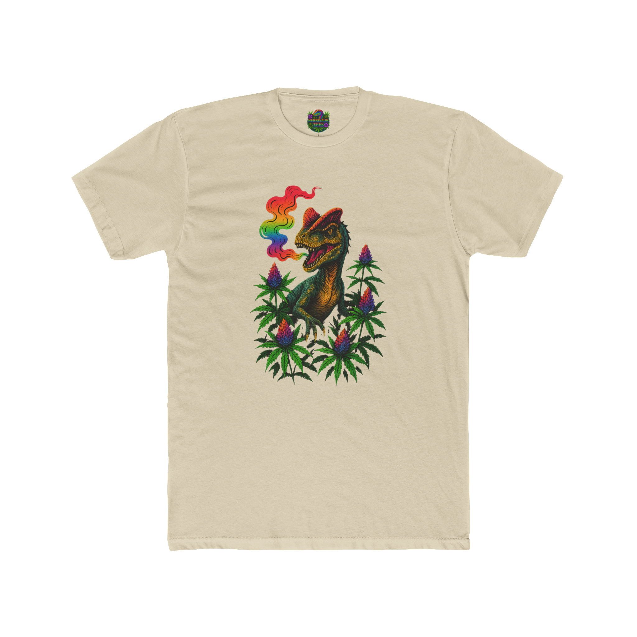 Rainbow Smoke Dilo 420 Tee | Next Level 3600 Unisex Cotton Tee (18+)