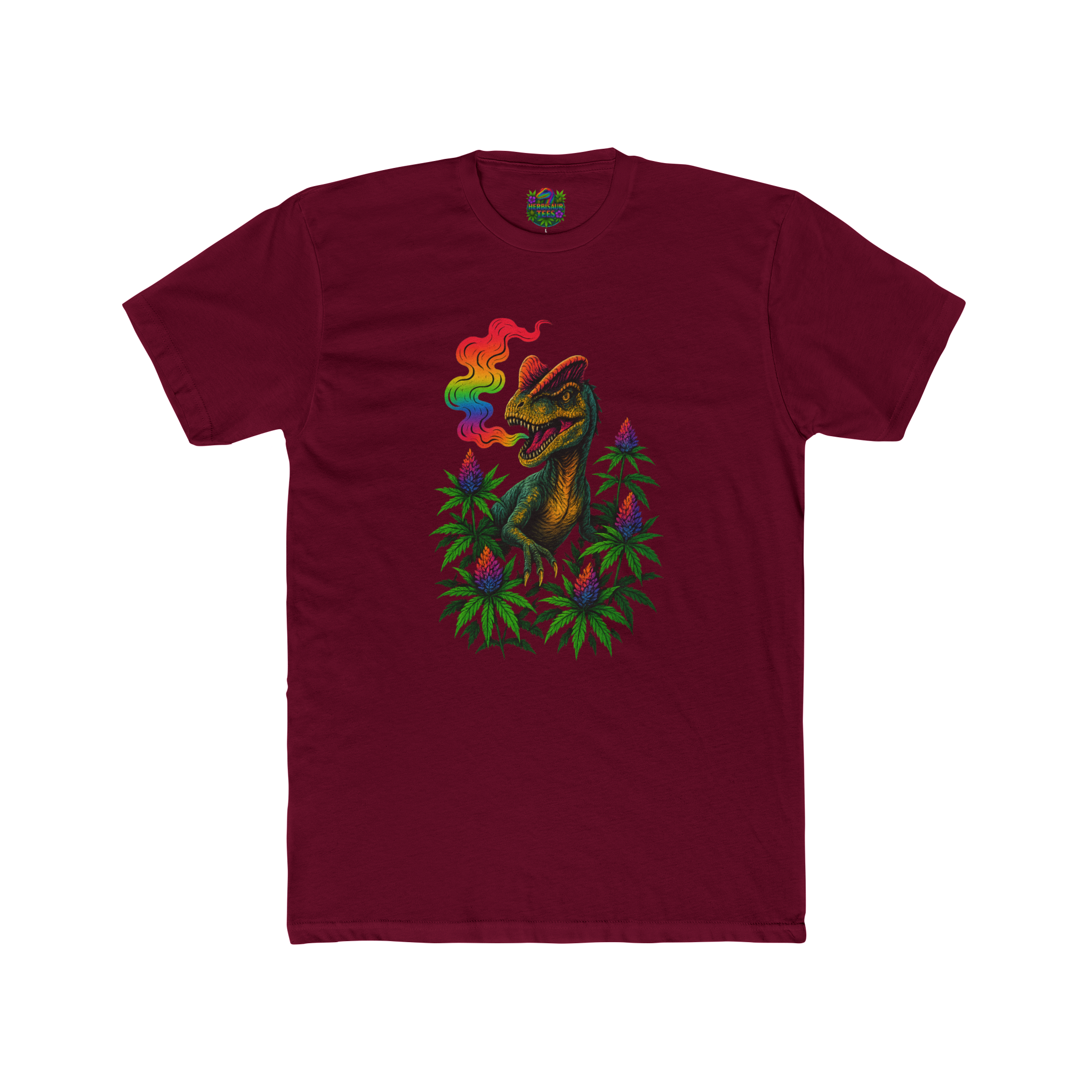 Rainbow Smoke Dilo 420 Tee | Next Level 3600 Unisex Cotton Tee (18+)