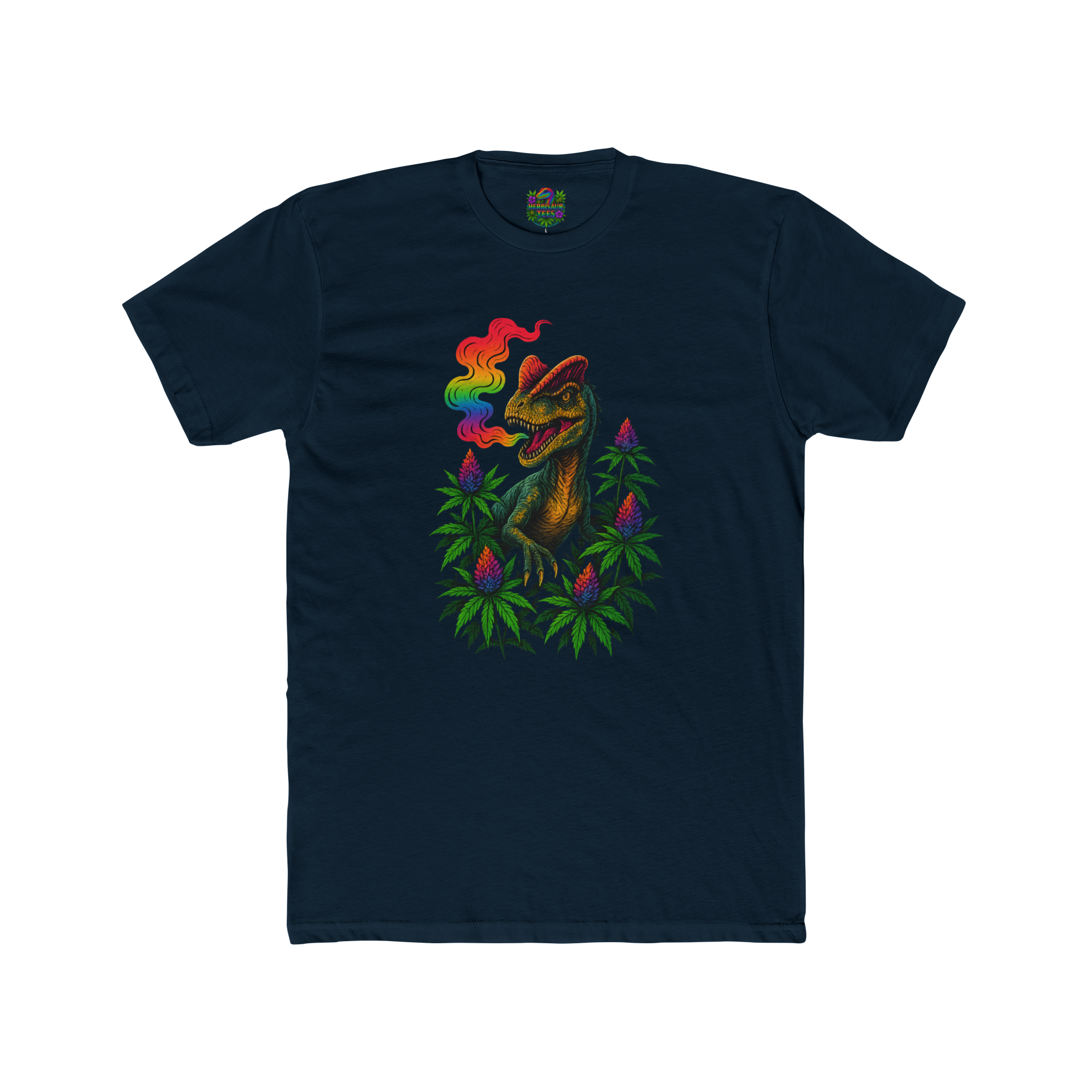 Rainbow Smoke Dilo 420 Tee | Next Level 3600 Unisex Cotton Tee (18+)