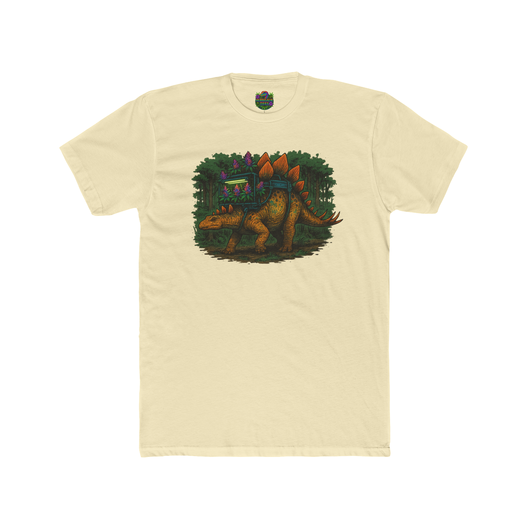Hydro Stegosaurus 420 Tee | Next Level 3600 Unisex Cotton Tee (18+)