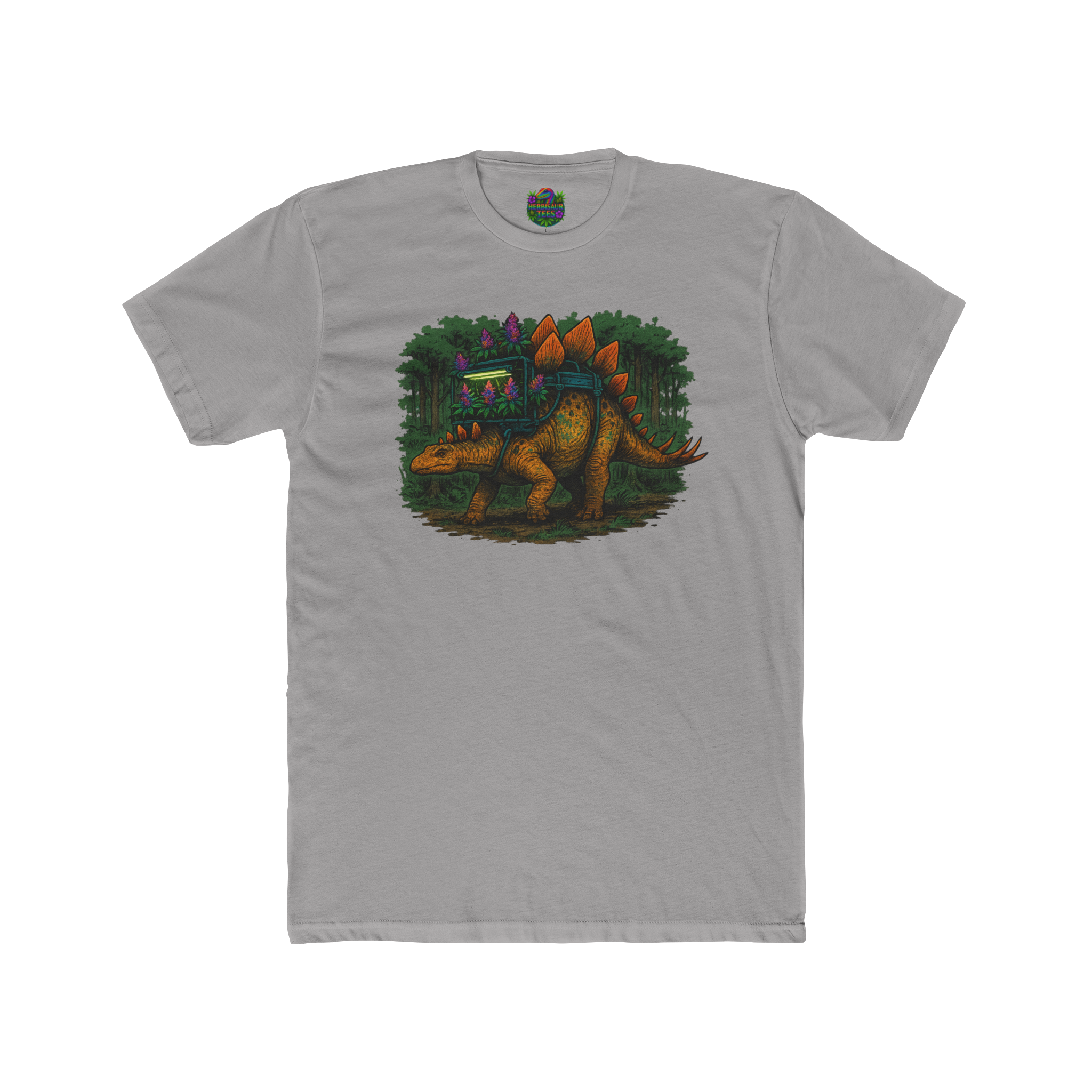 Hydro Stegosaurus 420 Tee | Next Level 3600 Unisex Cotton Tee (18+)