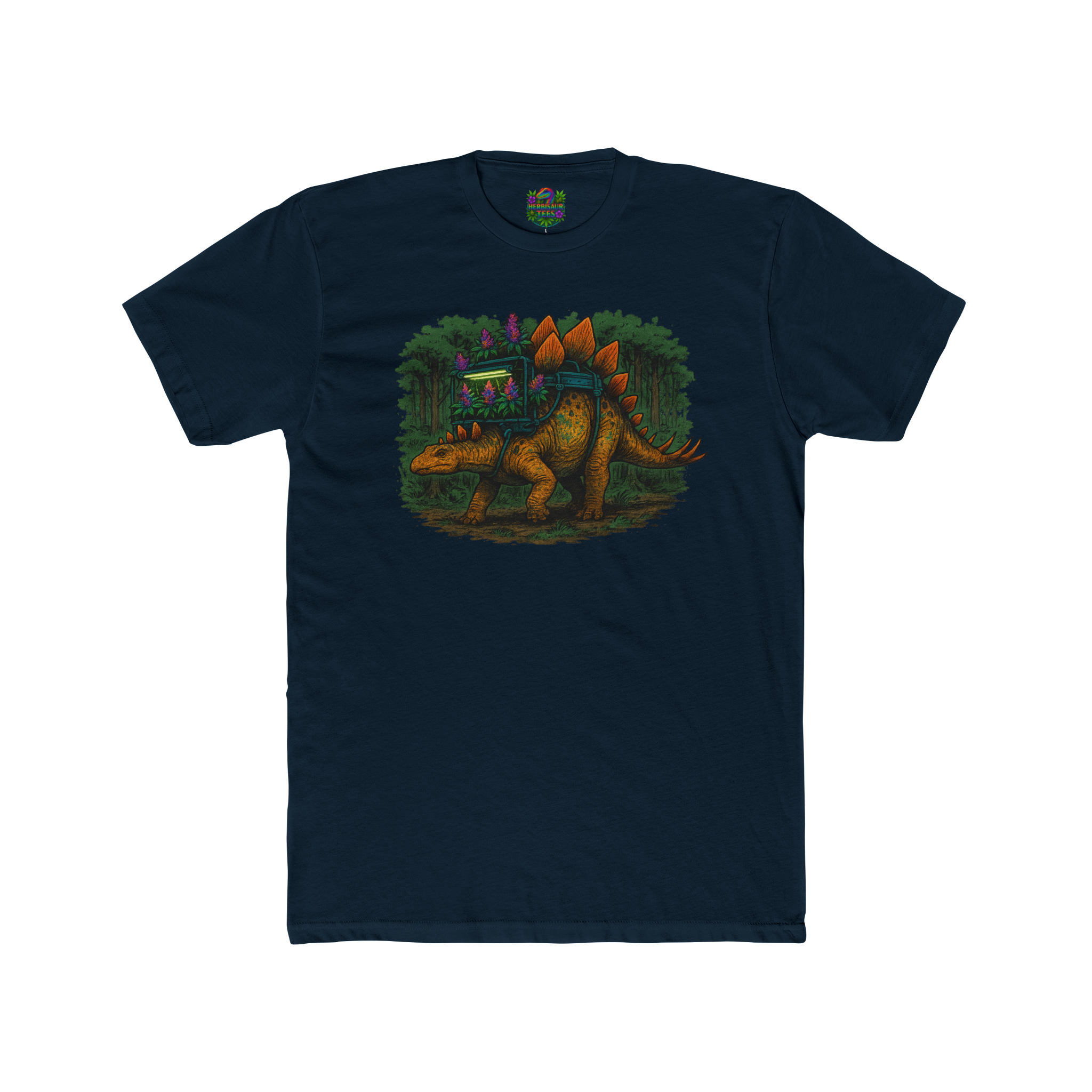 Hydro Stegosaurus 420 Tee | Next Level 3600 Unisex Cotton Tee (18+)