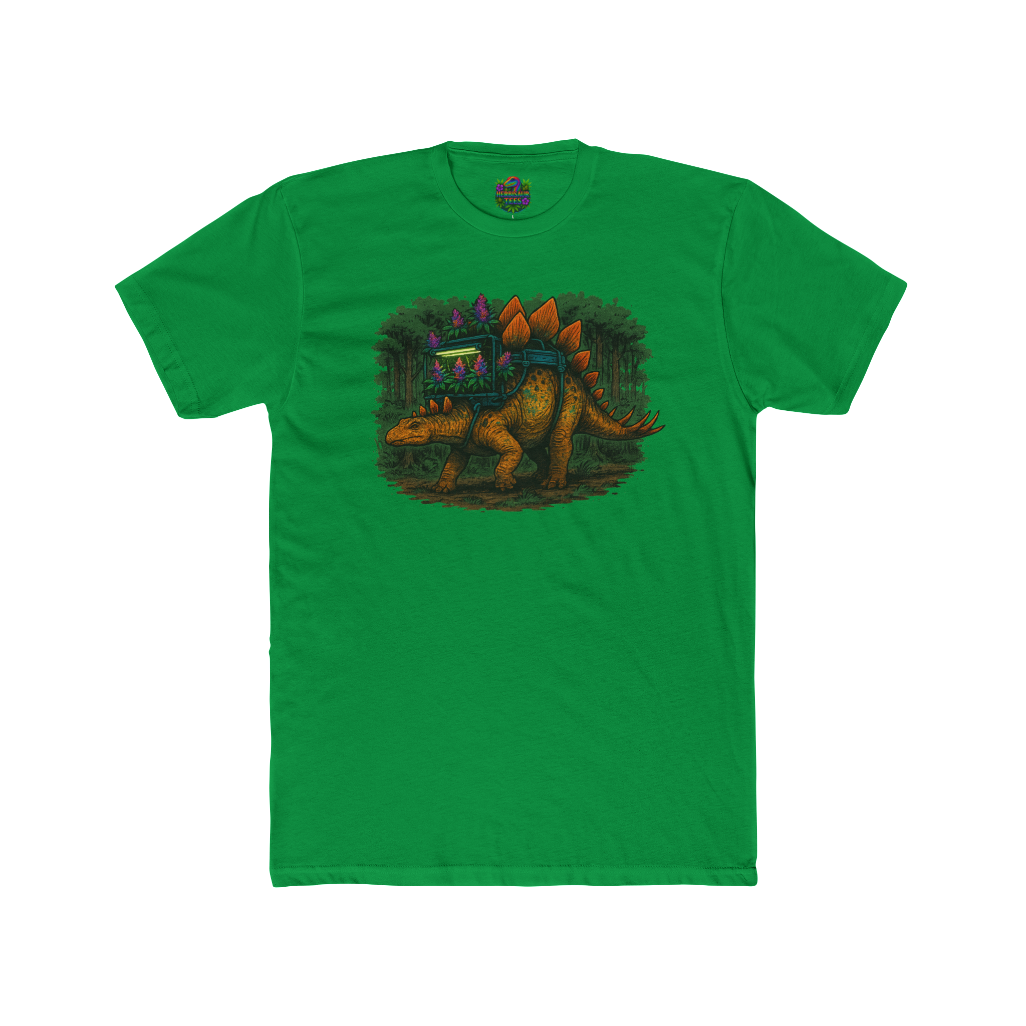 Hydro Stegosaurus 420 Tee | Next Level 3600 Unisex Cotton Tee (18+)