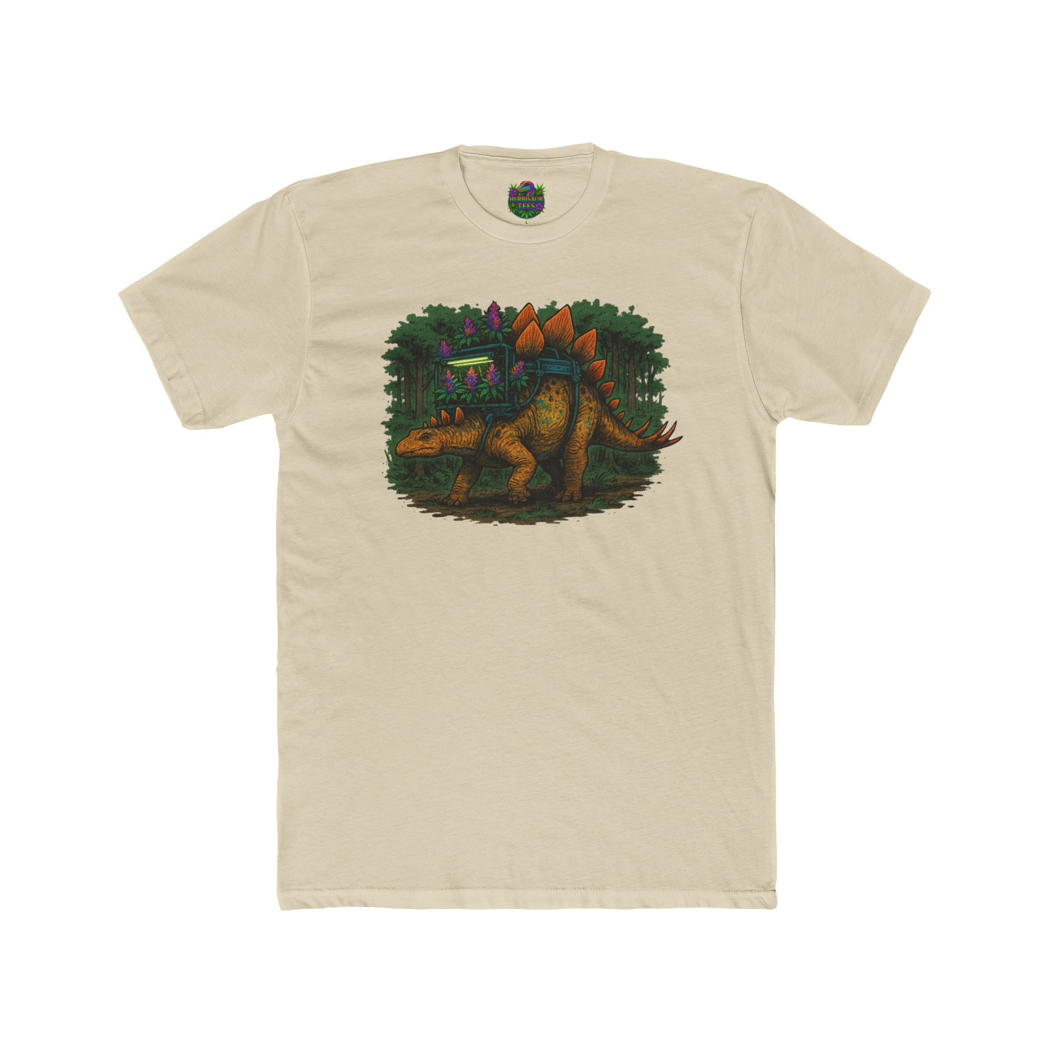 Hydro Stegosaurus 420 Tee | Next Level 3600 Unisex Cotton Tee (18+)