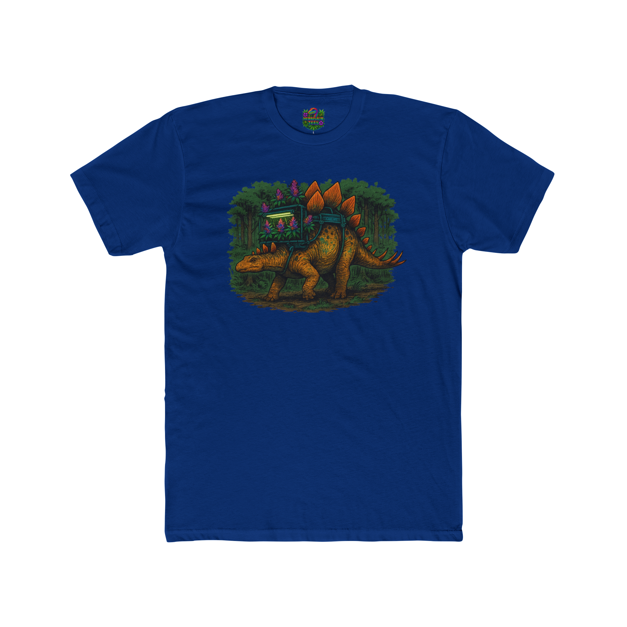 Hydro Stegosaurus 420 Tee | Next Level 3600 Unisex Cotton Tee (18+)